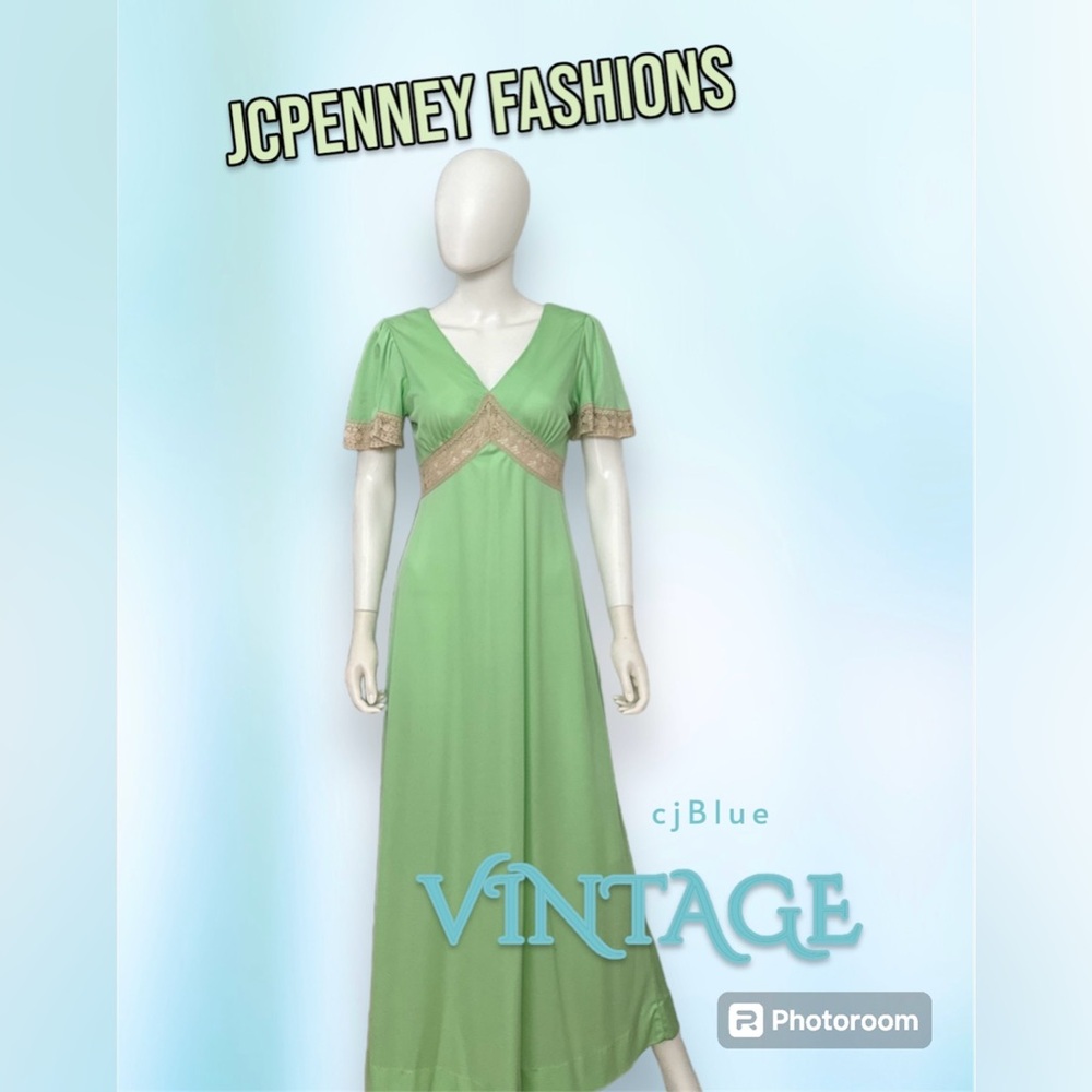 Vintage 1970’s JCPenney Fashions Maxi Dress